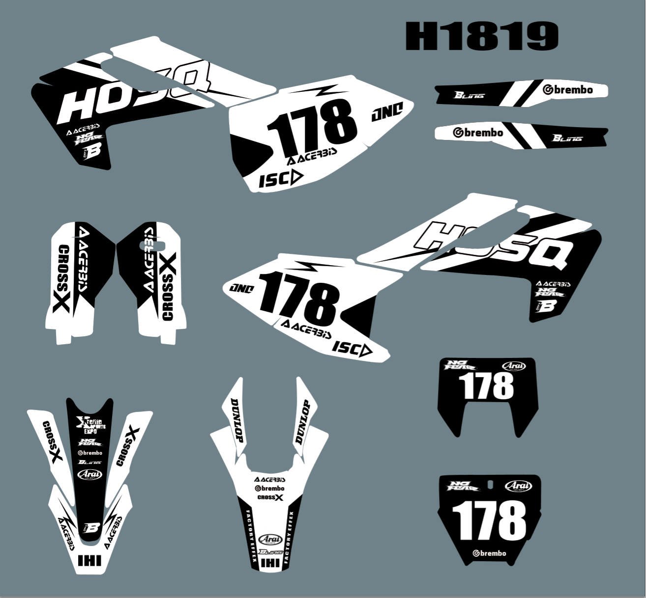 Graphics Kits Wraps for MX/Dirt Bike