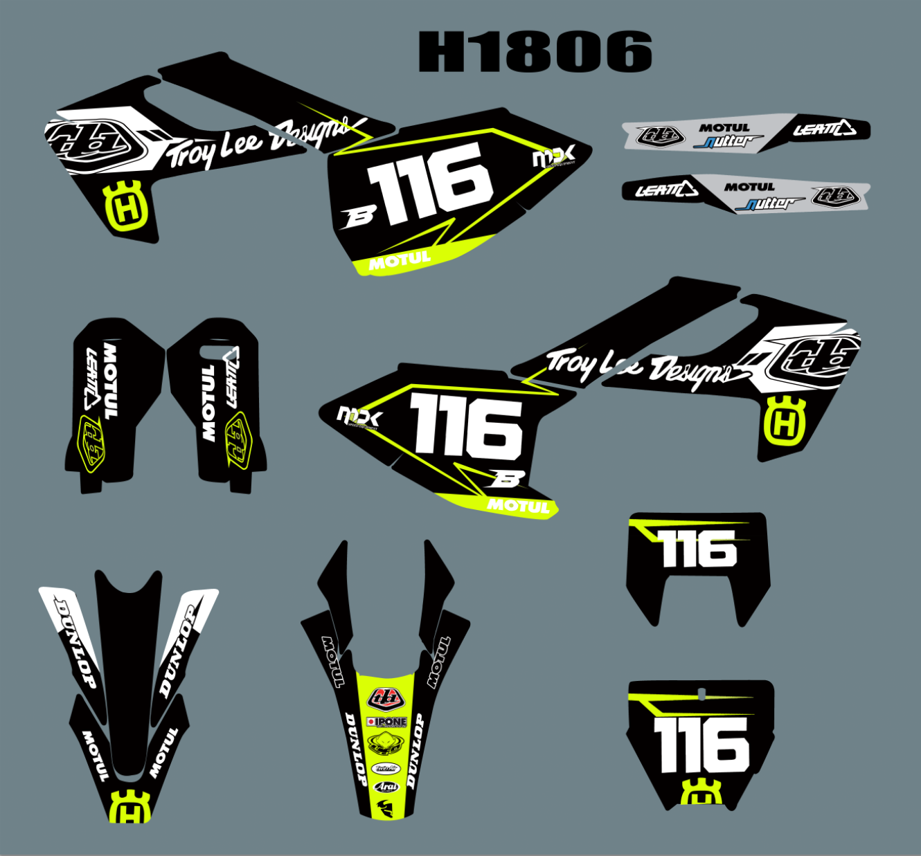 Graphics Kits Wraps for MX/Dirt Bike