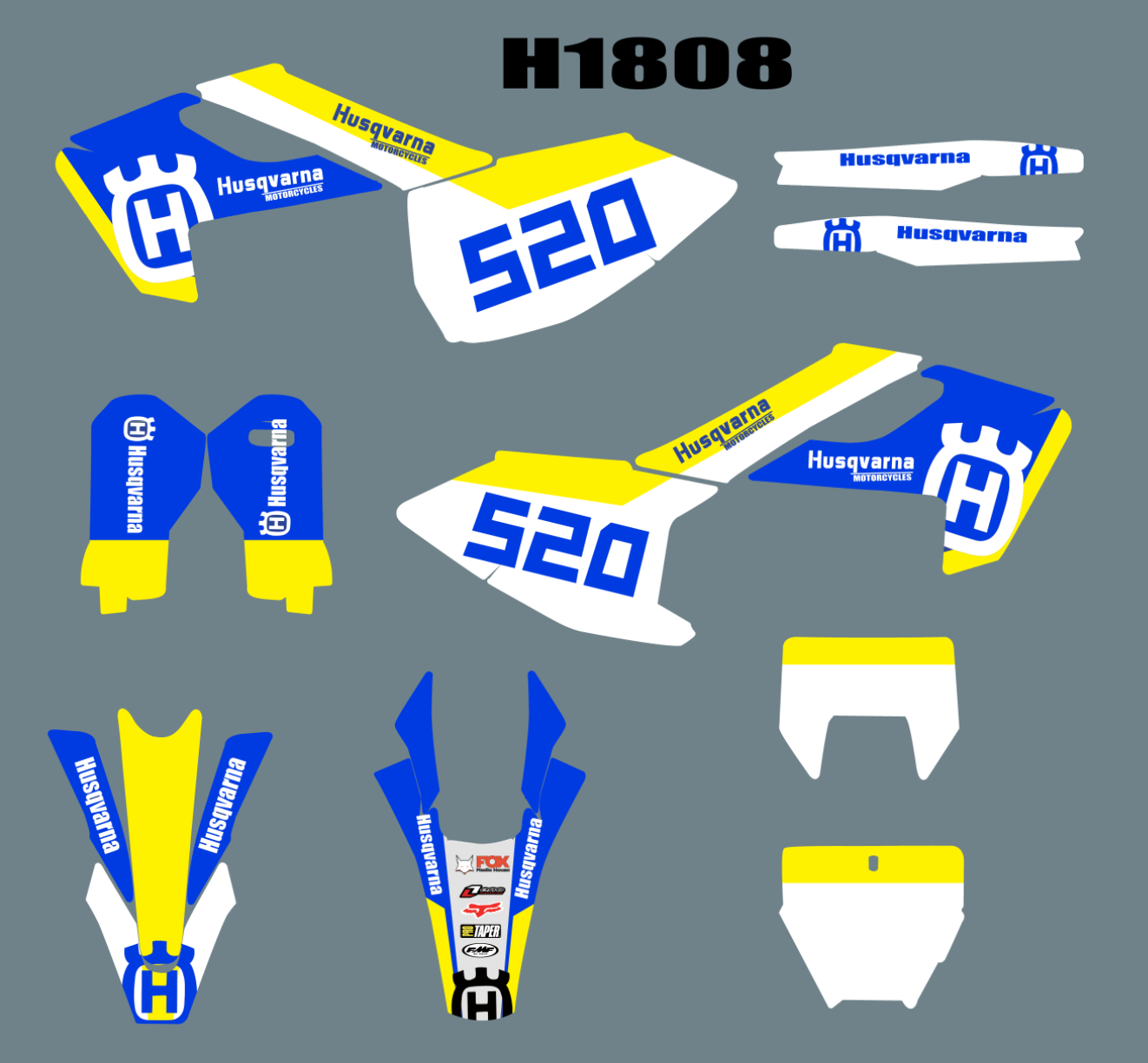 Graphics Kits Wraps for MX/Dirt Bike