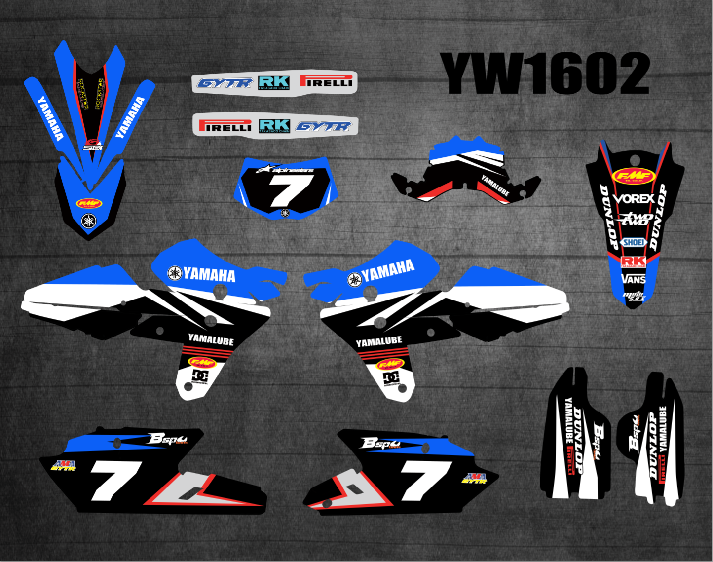Graphics Kits Wraps for MX/Dirt Bike