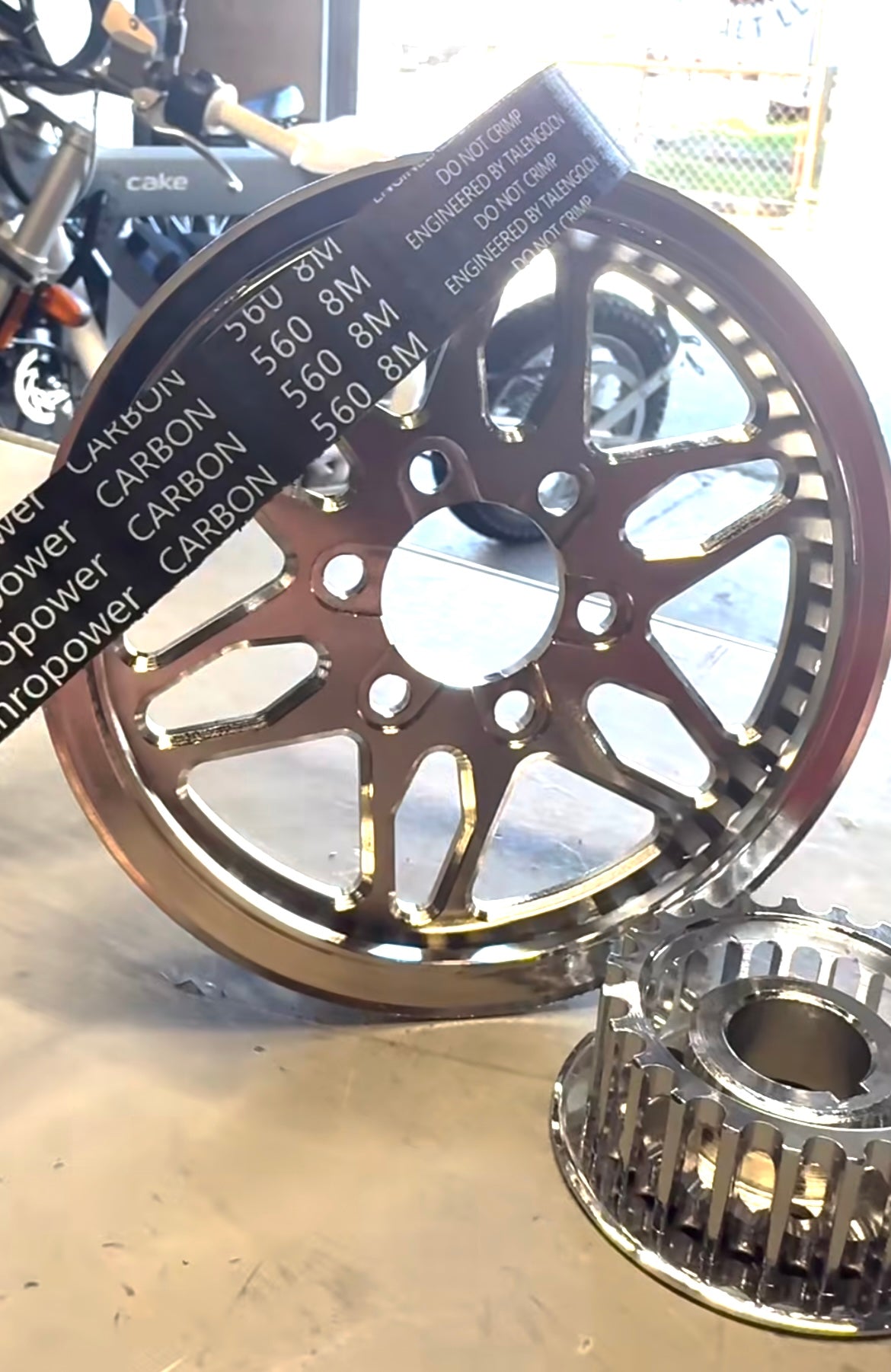Primary Drive Carbon Belt Pulley Conversion Kit