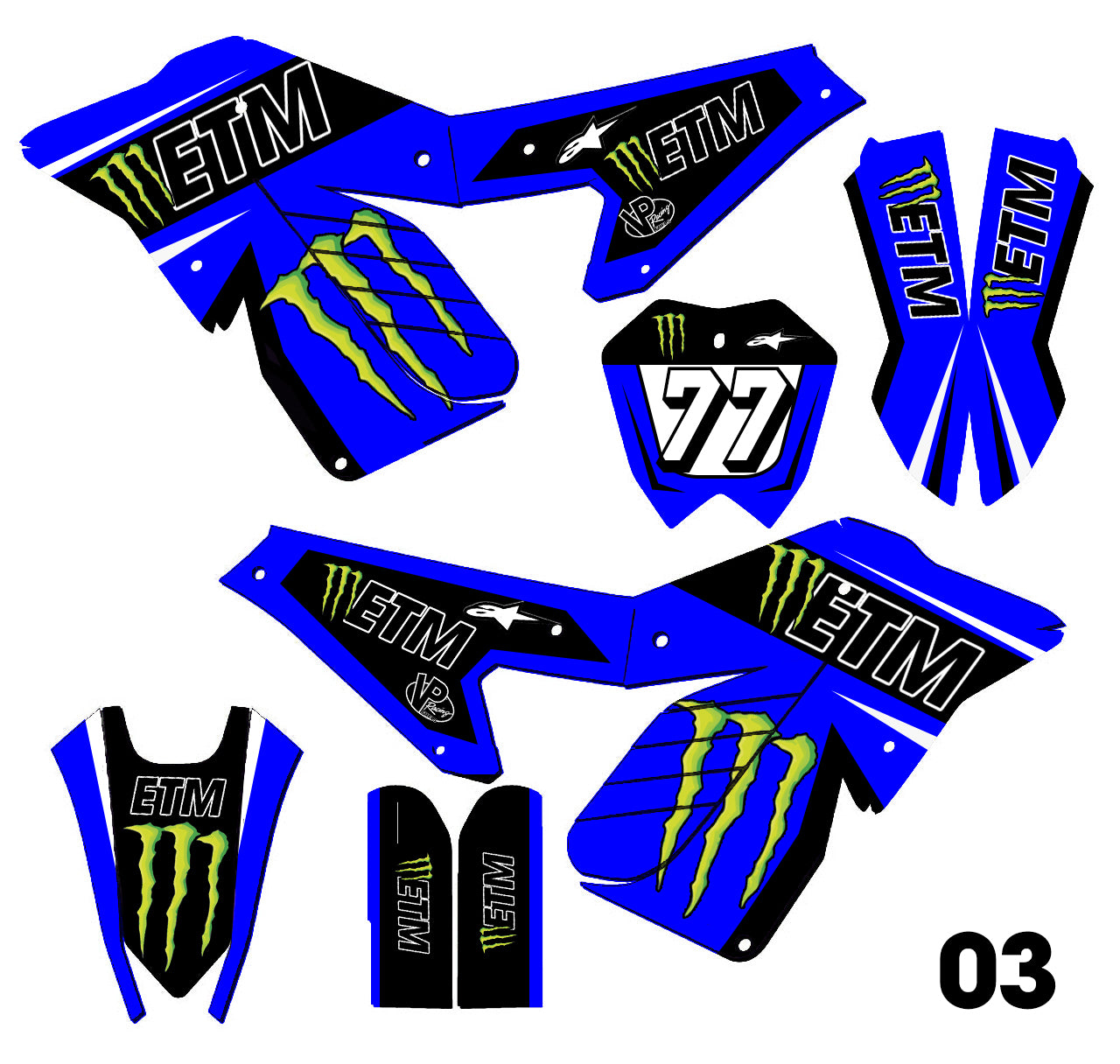 Custom ETM RTR Graphic Wraps
