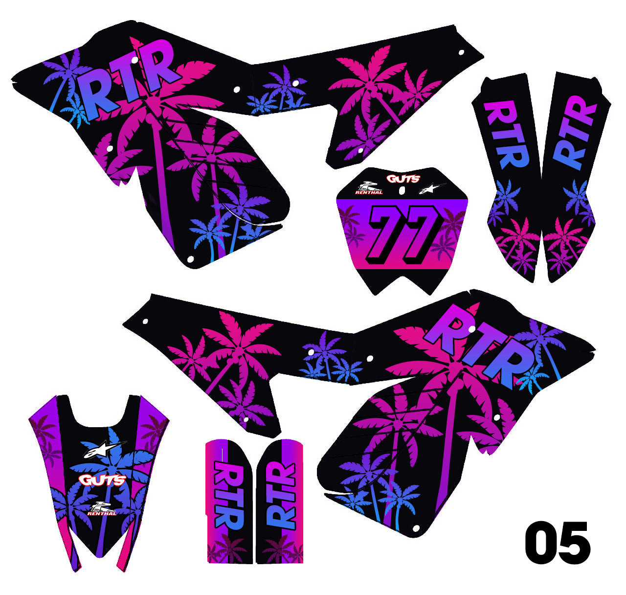 Custom ETM RTR Graphic Wraps