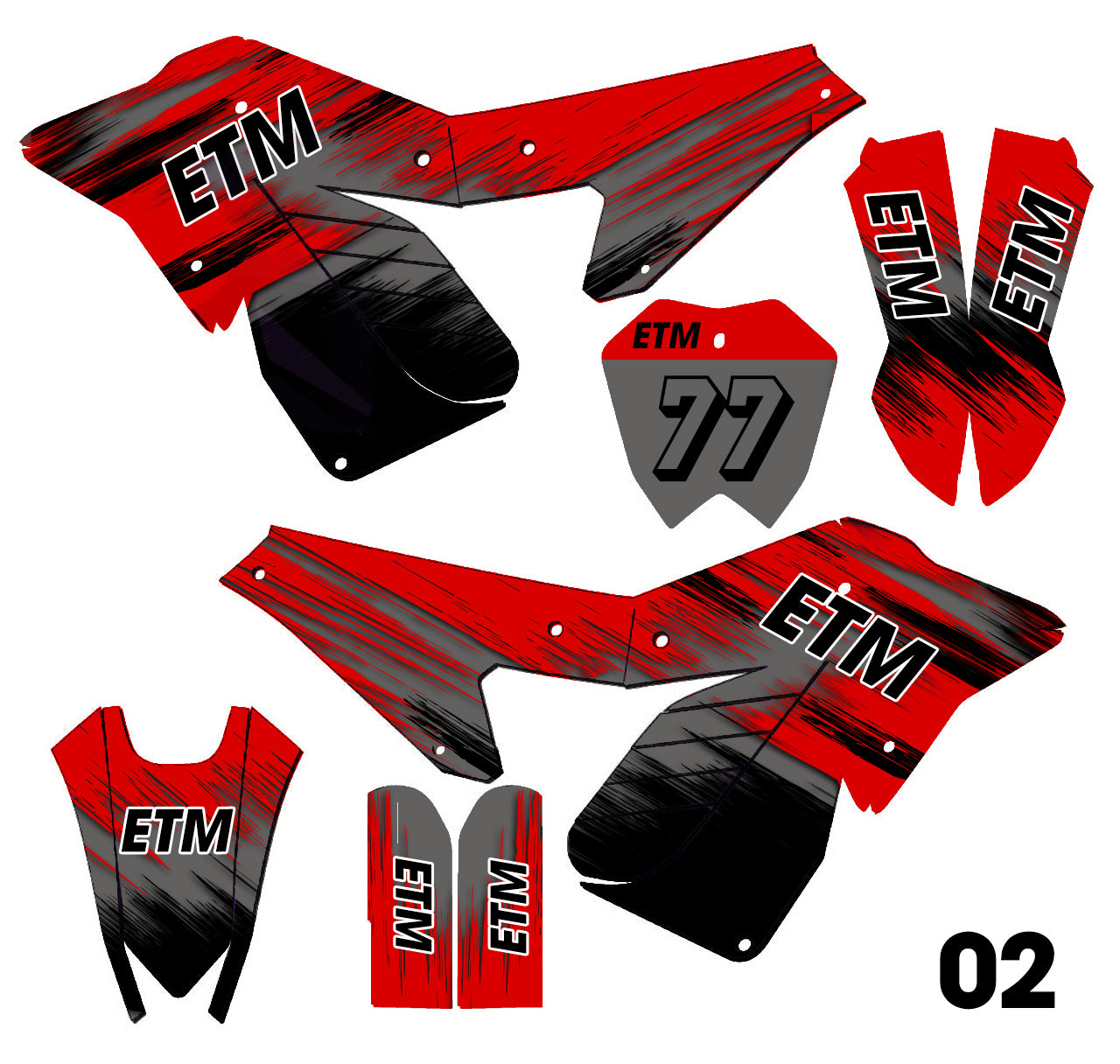 Custom ETM RTR Graphic Wraps