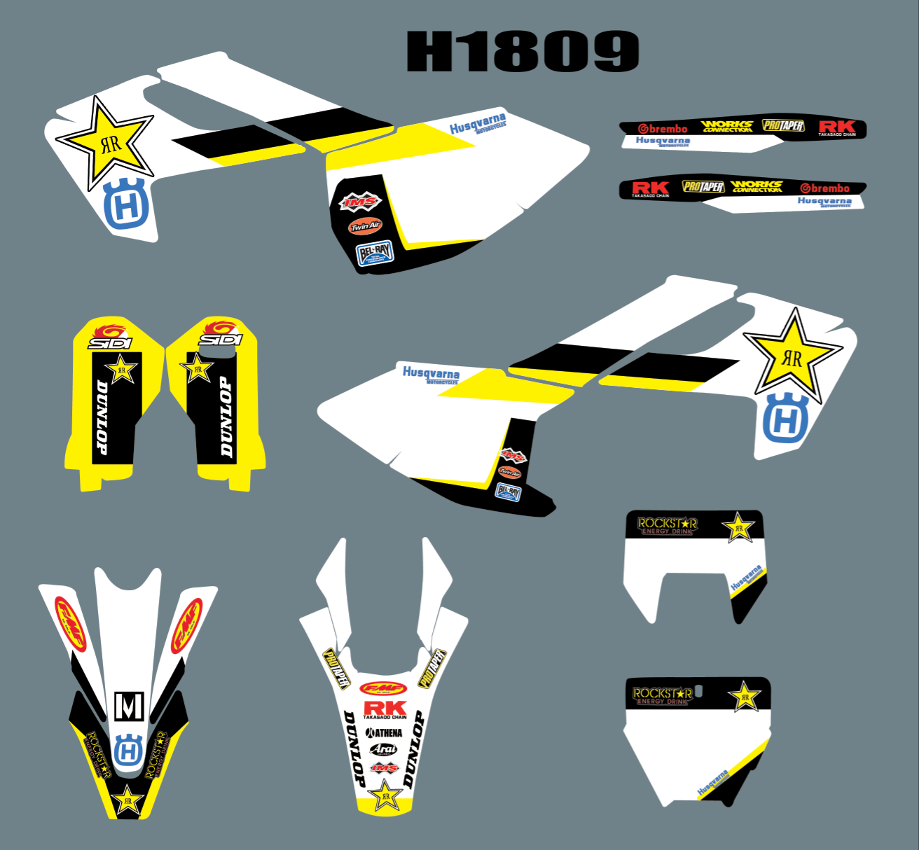 Graphics Kits Wraps for MX/Dirt Bike