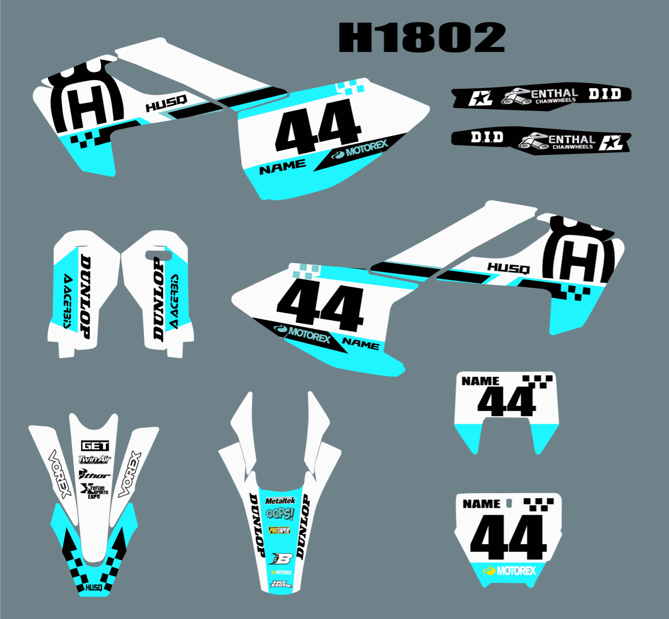 Graphics Kits Wraps for MX/Dirt Bike