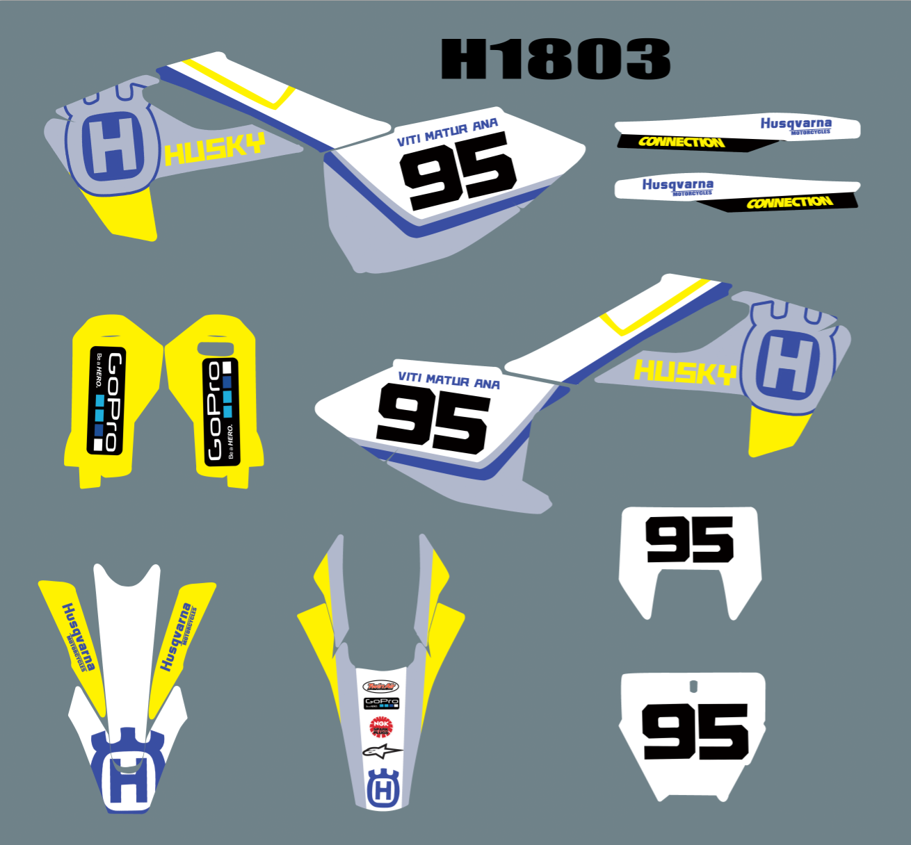 Graphics Kits Wraps for MX/Dirt Bike