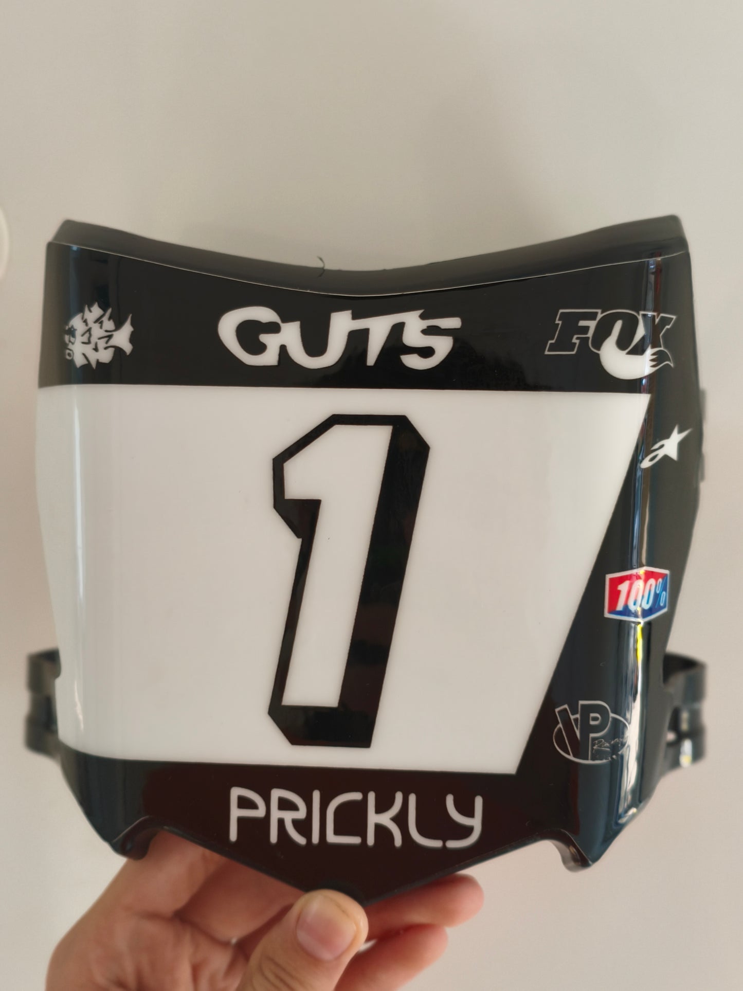 Calcomanía para matrícula delantera de moto de cross personalizada Stock&ODI