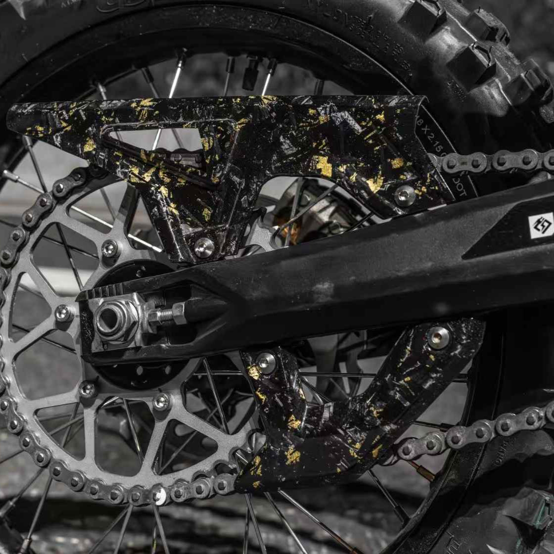Handmade Surron Ultra Bee Genuine Carbon Fiber Headlight Cover/Chain Guard