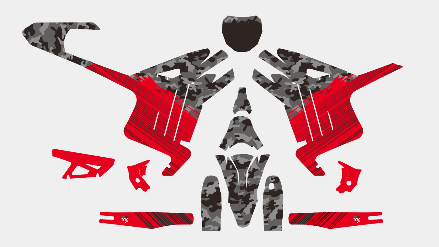 Custom Graphic Wrap Kit Proof for Dirt Bike/Motocross/MX