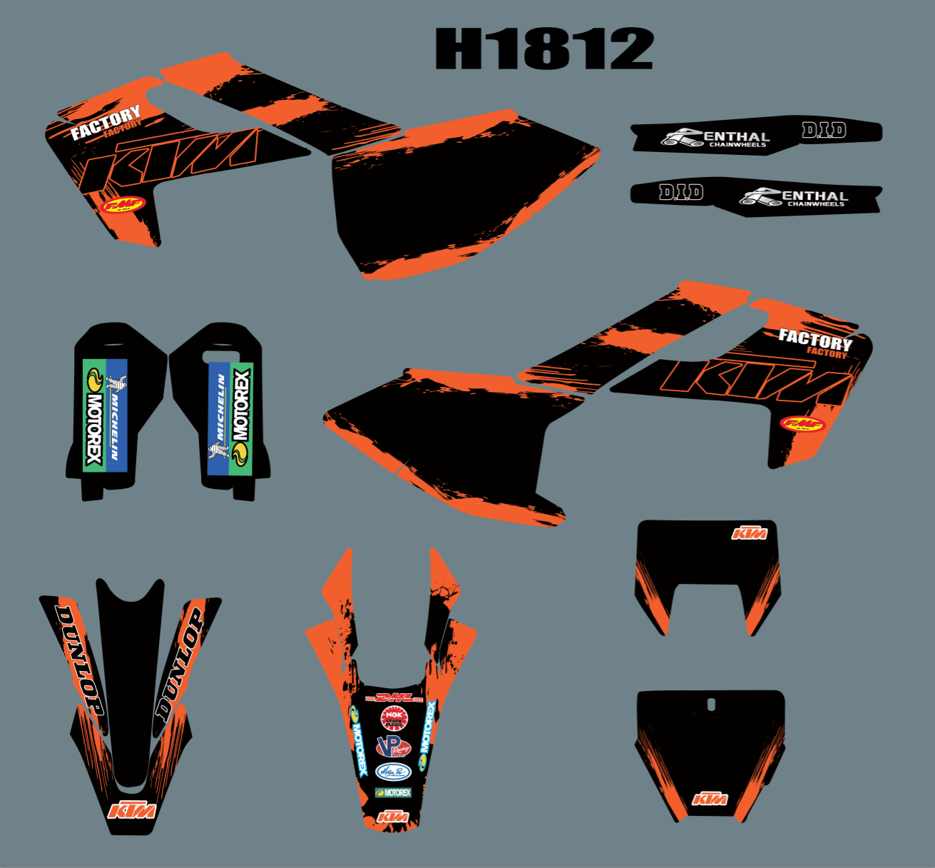 Graphics Kits Wraps for MX/Dirt Bike