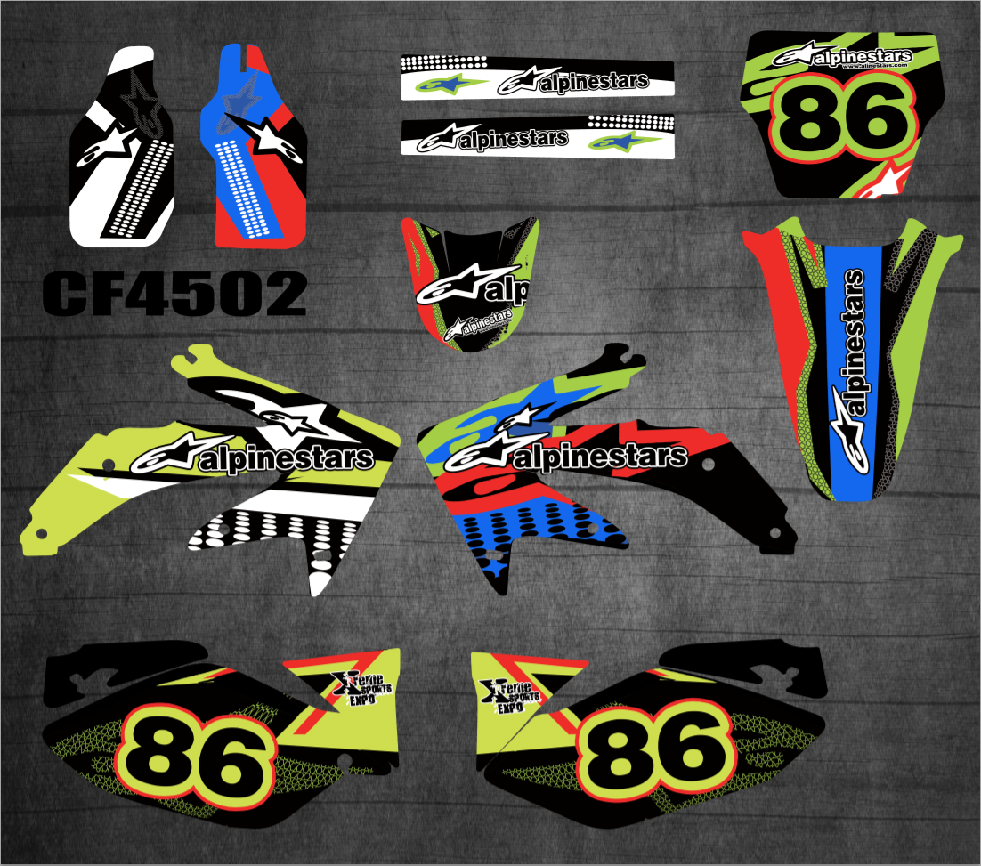 Graphics Kits Wraps for MX/Dirt Bike
