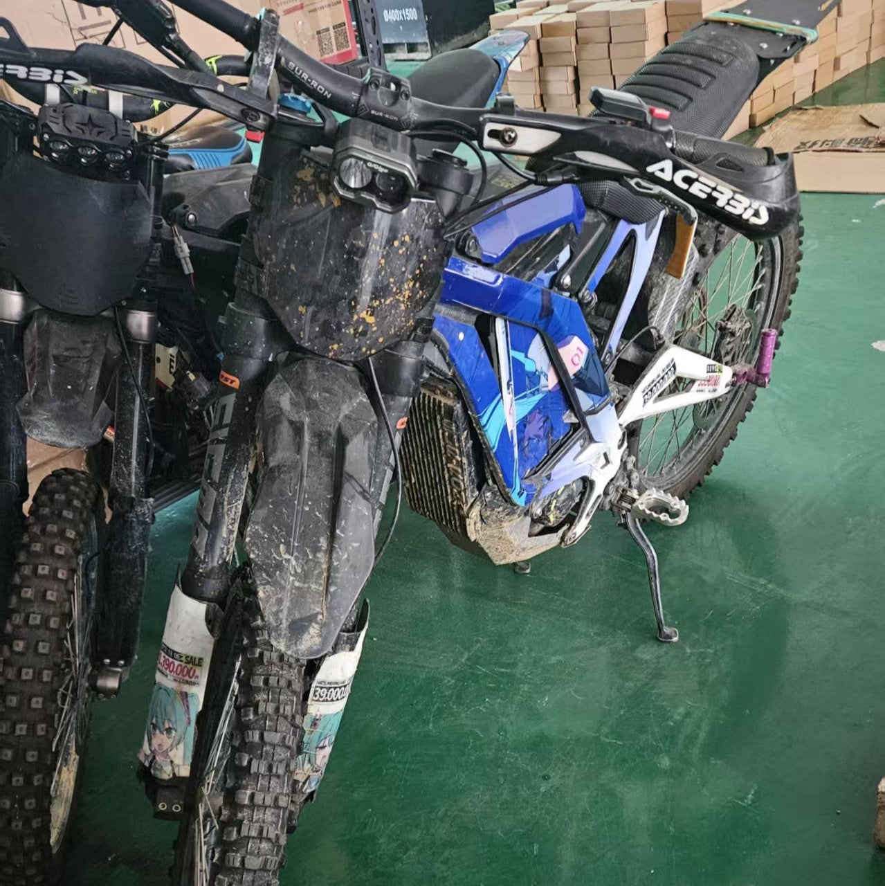 Calcomanía para matrícula delantera de moto de cross personalizada Stock&ODI