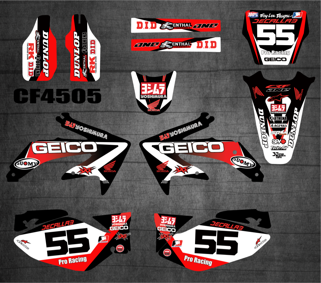 Graphics Kits Wraps for MX/Dirt Bike