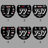 Custom Plate Decal for ODI/Motocutz/Surron/Talaria/Eridepro/Stock Bike
