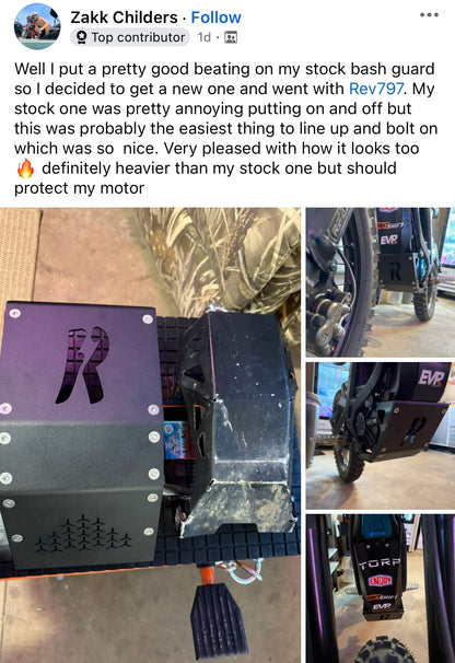 Vorbestellung Surron Ultra Bee Scheinwerferabdeckung/Kettenschutz aus echter Kohlefaser