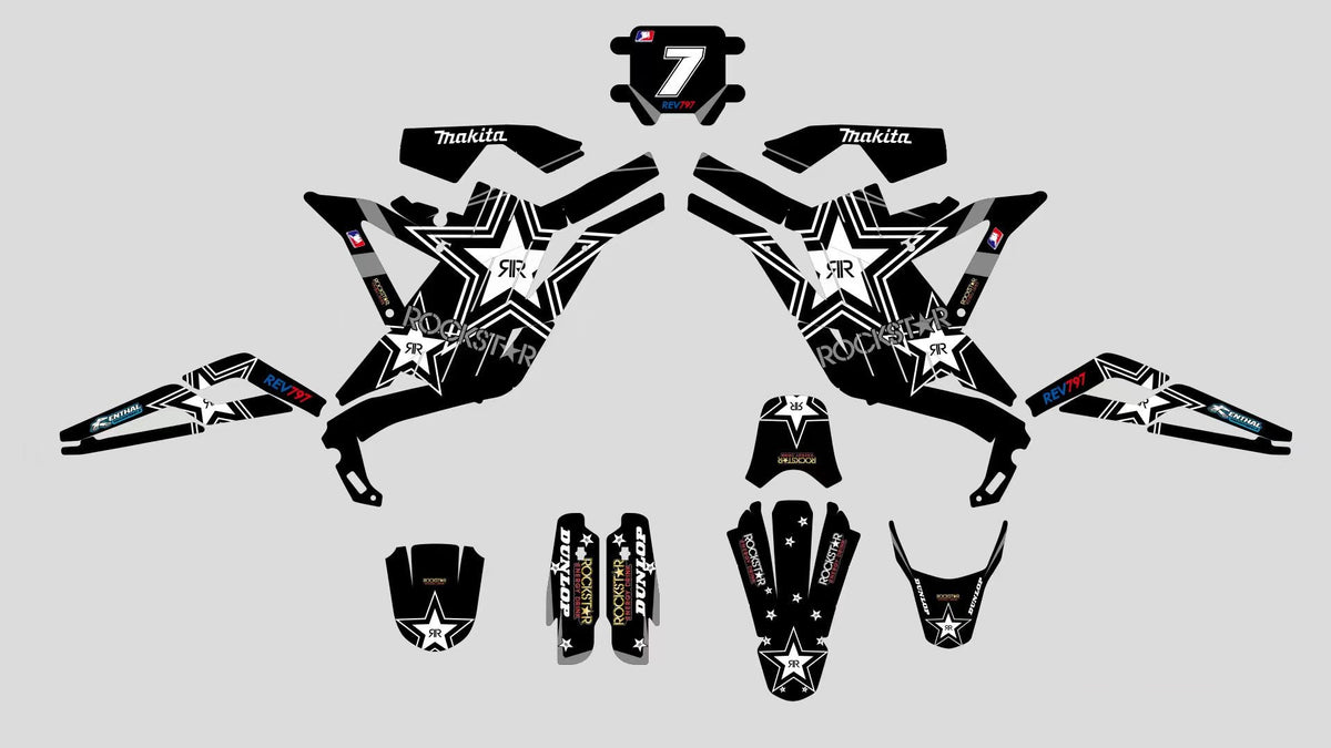 Rockstar Energy Graphics Wraps