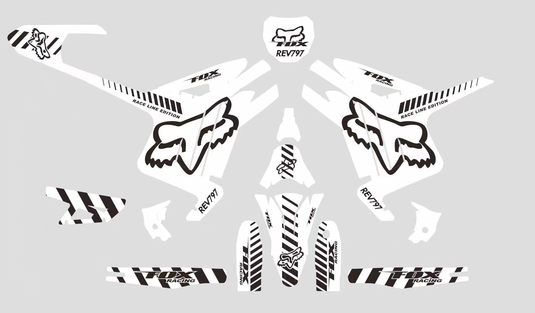 Fox Racing Graphic Wrap for Talaria Komodo, Ultra Bee, Volt SURGE