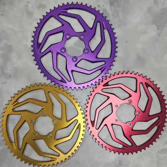 CNC Rear 58T 7075-T6 aluminum Sprocket For SurRon LBX