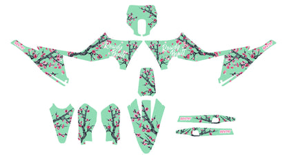 Custom_Cherry_Blossom_Graphics_Wrap for surron ultra bee star vag