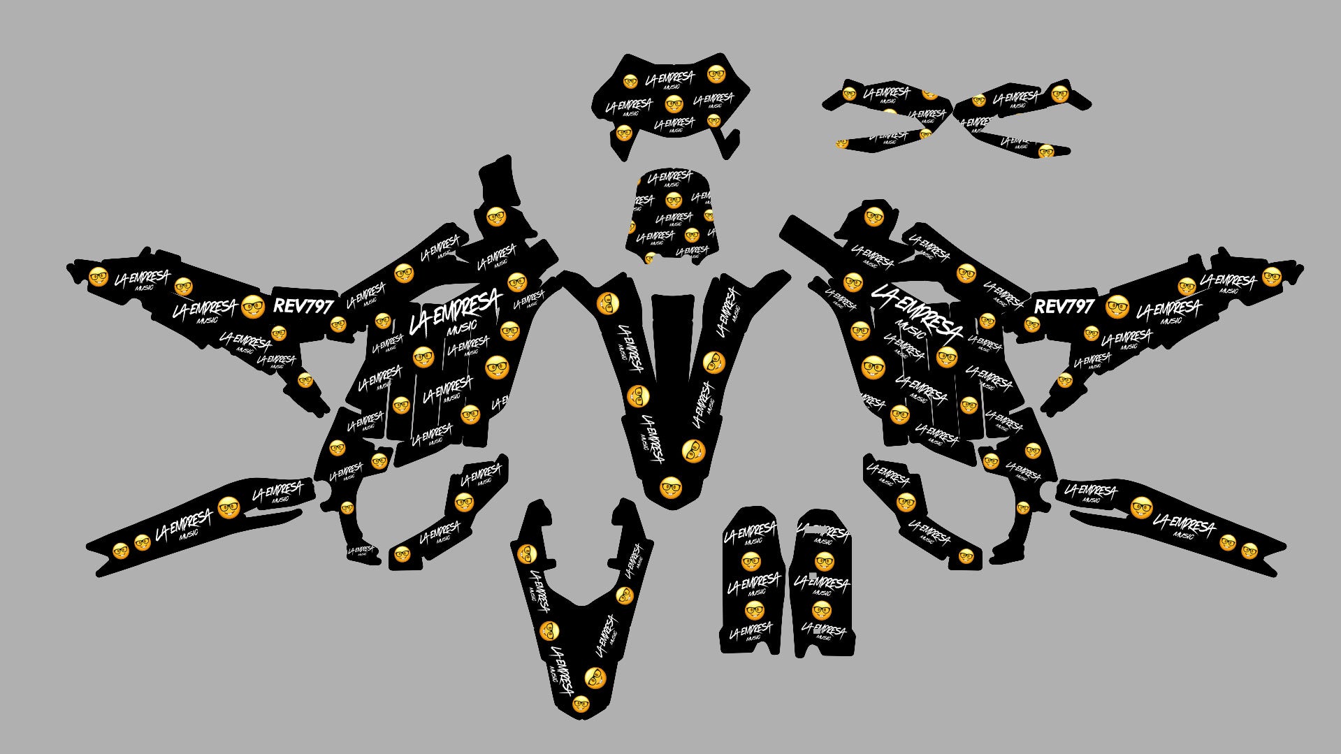 Custom Emojis Graphic Wrap Decals for 2026 ultra bee – REV797