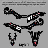 Custom Plastic Graphics Sticker for Emotos