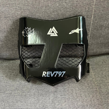 Custom Sticker with Front Vented Plate