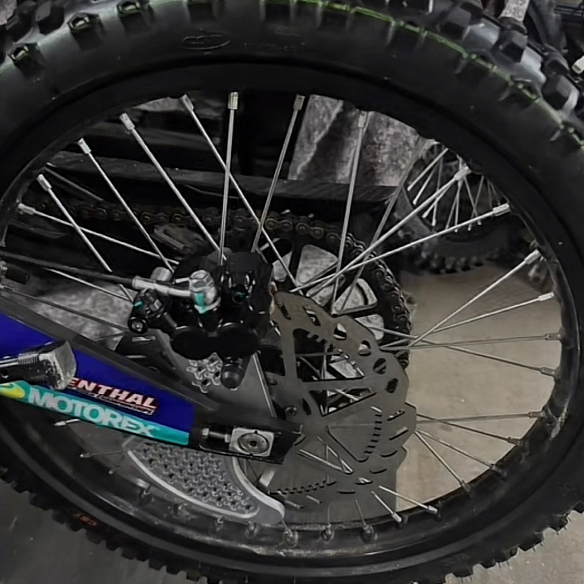 Rear Moto Pre-Bled DOT Brake with Bronze Caliper for ERide Pro SS 1.0/2.0