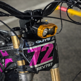 Custom Rev797 Vented Plate with Chrome Decal