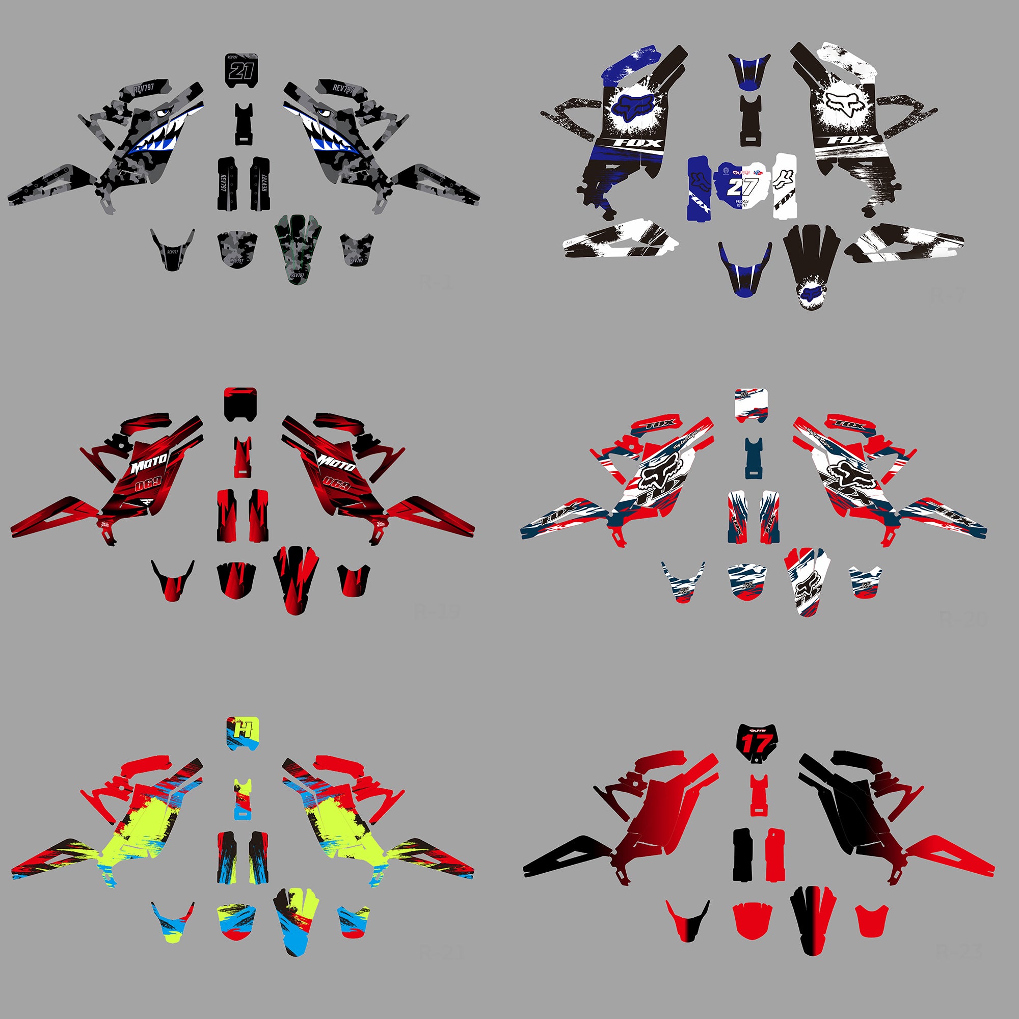 Talaria XXX/X3 PRO MX3/M4/M5 KOMODO Graphics Wraps – REV797