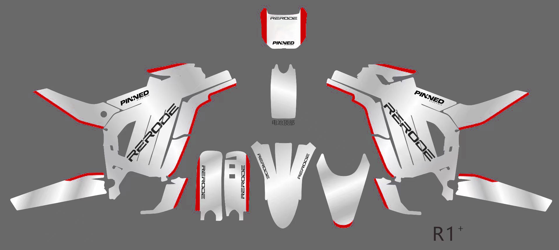 Fox Racing Graphic Wrap for Talaria Komodo, Ultra Bee, Volt SURGE