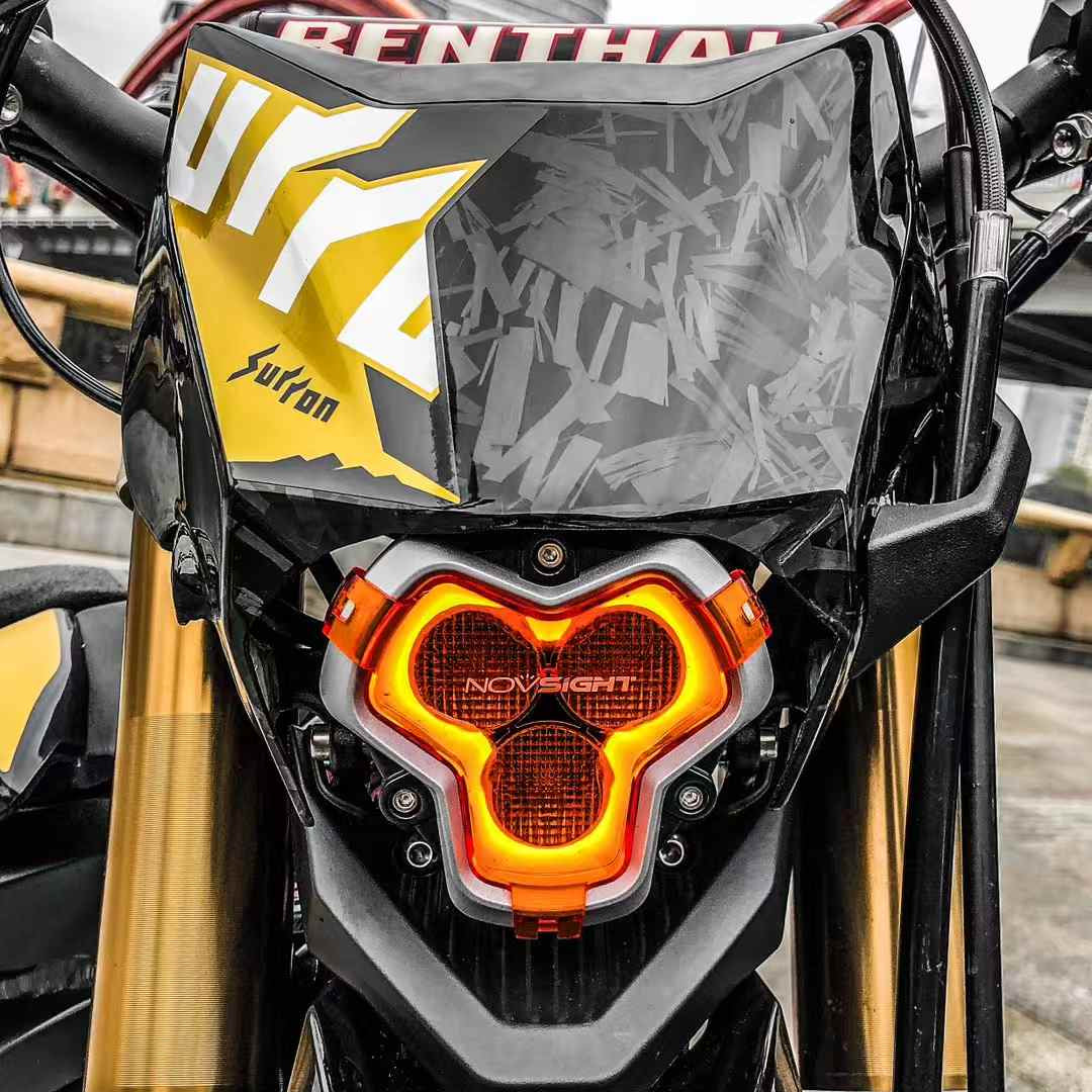 Surron Ultra Bee Genuine Carbon Fiber Headlight Cover/Chain Guard – REV797