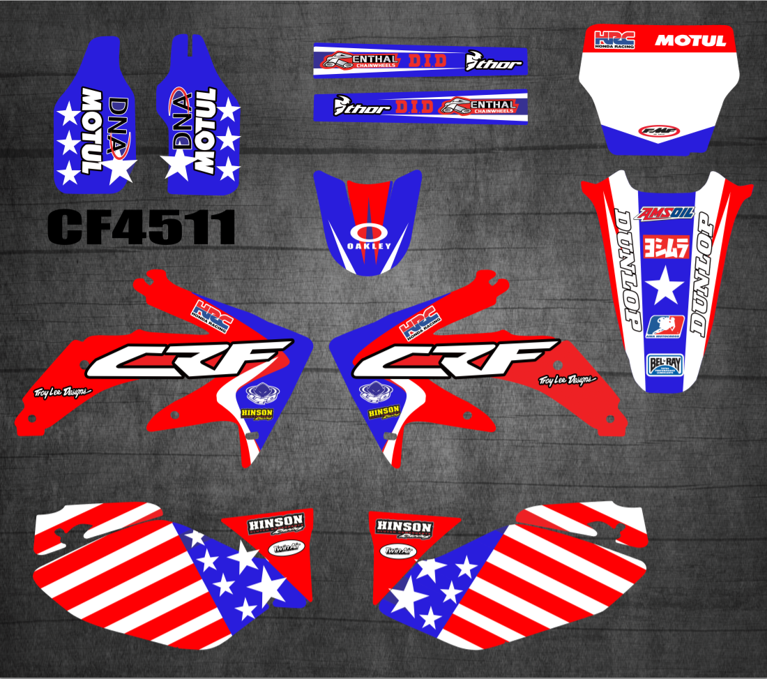 Mx Wraps Custom Wraps/Graphics kit/Decal/Sticker for MX Dirt Bike Motocross – REV797