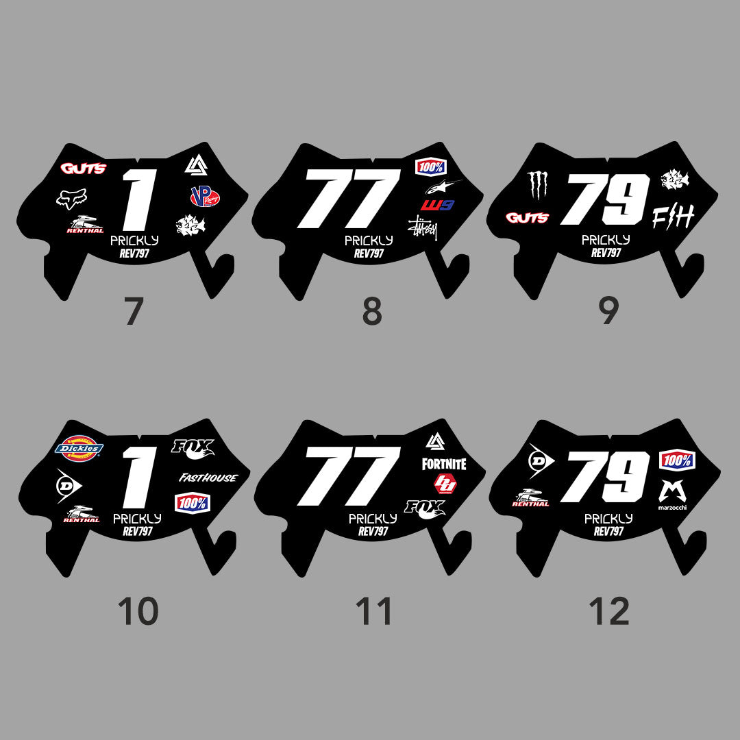 Custom Number Plate Decal for Surron Ultra Bee