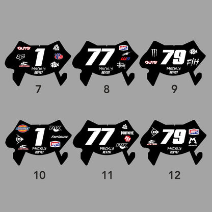 Custom Number Plate Decal for Surron Ultra Bee