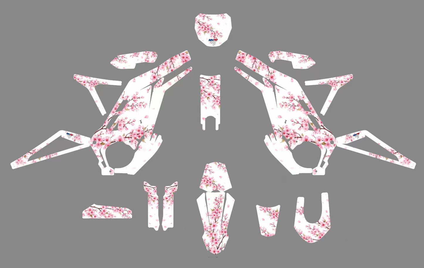 Custom Emoto Cherry Blossom Graphics Wrap