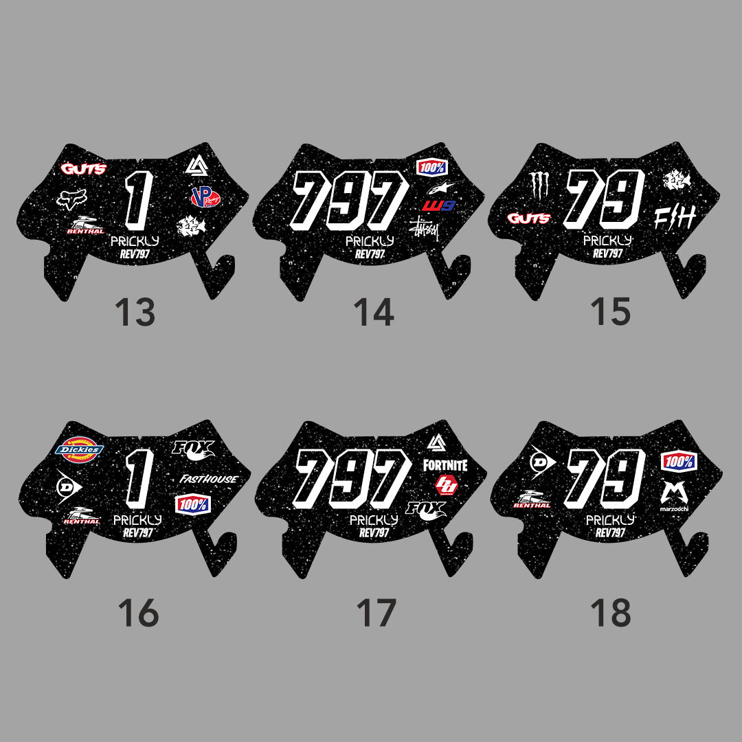Custom Number Plate Decal for Surron Ultra Bee