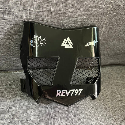 Custom Sticker with Front Vented Plate