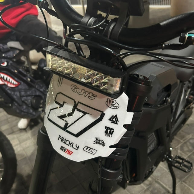 ODI/Factory Front Number Plate Decal (Free logo & number changes)