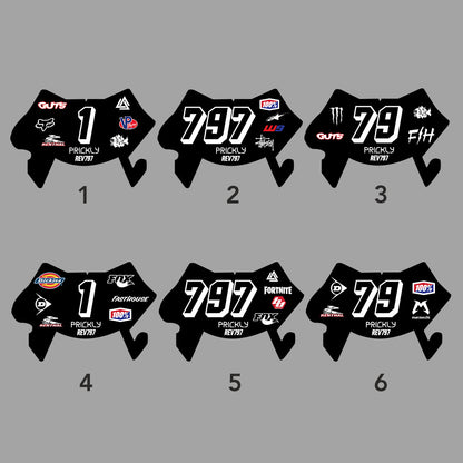 Custom Number Plate Decal for Surron Ultra Bee